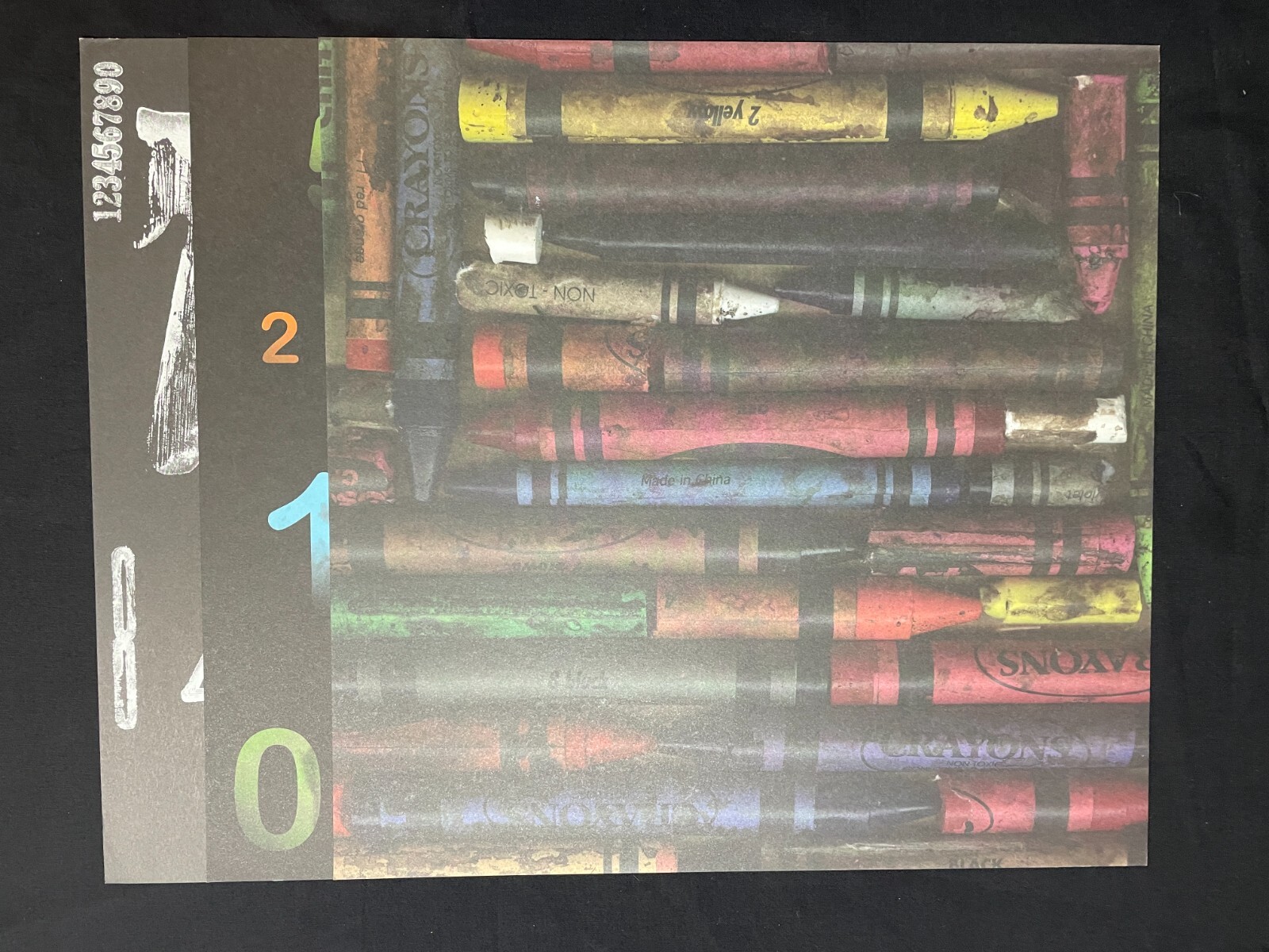 RUSTY PICKLE "CRAYONS & NUMBERS" COLLECTION 12 X 12 SS PAPERS