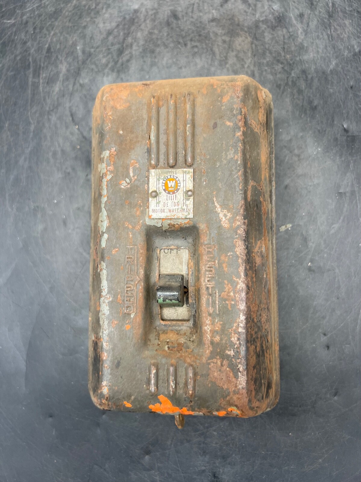 Vintage Westinghouse De-Ion Motor Watchman Assembly Electric Industrial Switch