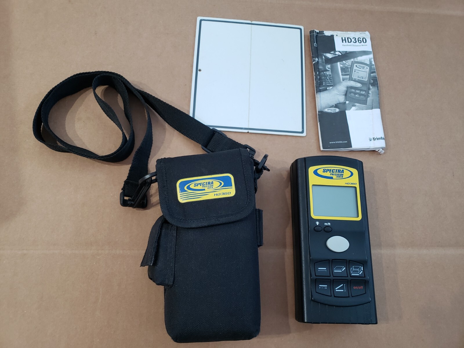 Spectra HD360 - Precision Laser Distance Meter Contractor Measuring Area Volume