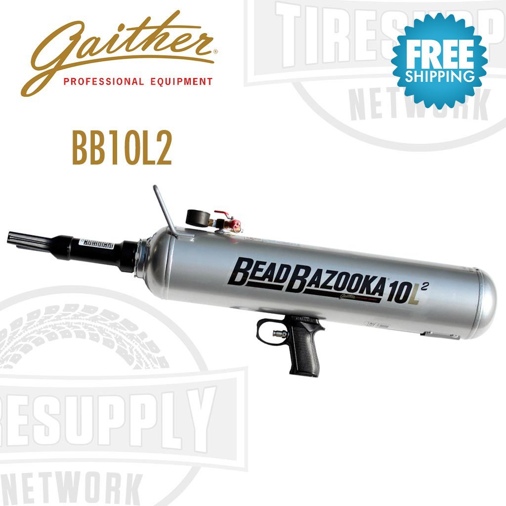 Gaither BB10L2 Generation 2 Trigger-Style 10-Liter Bead Bazooka Tire Bead Seater