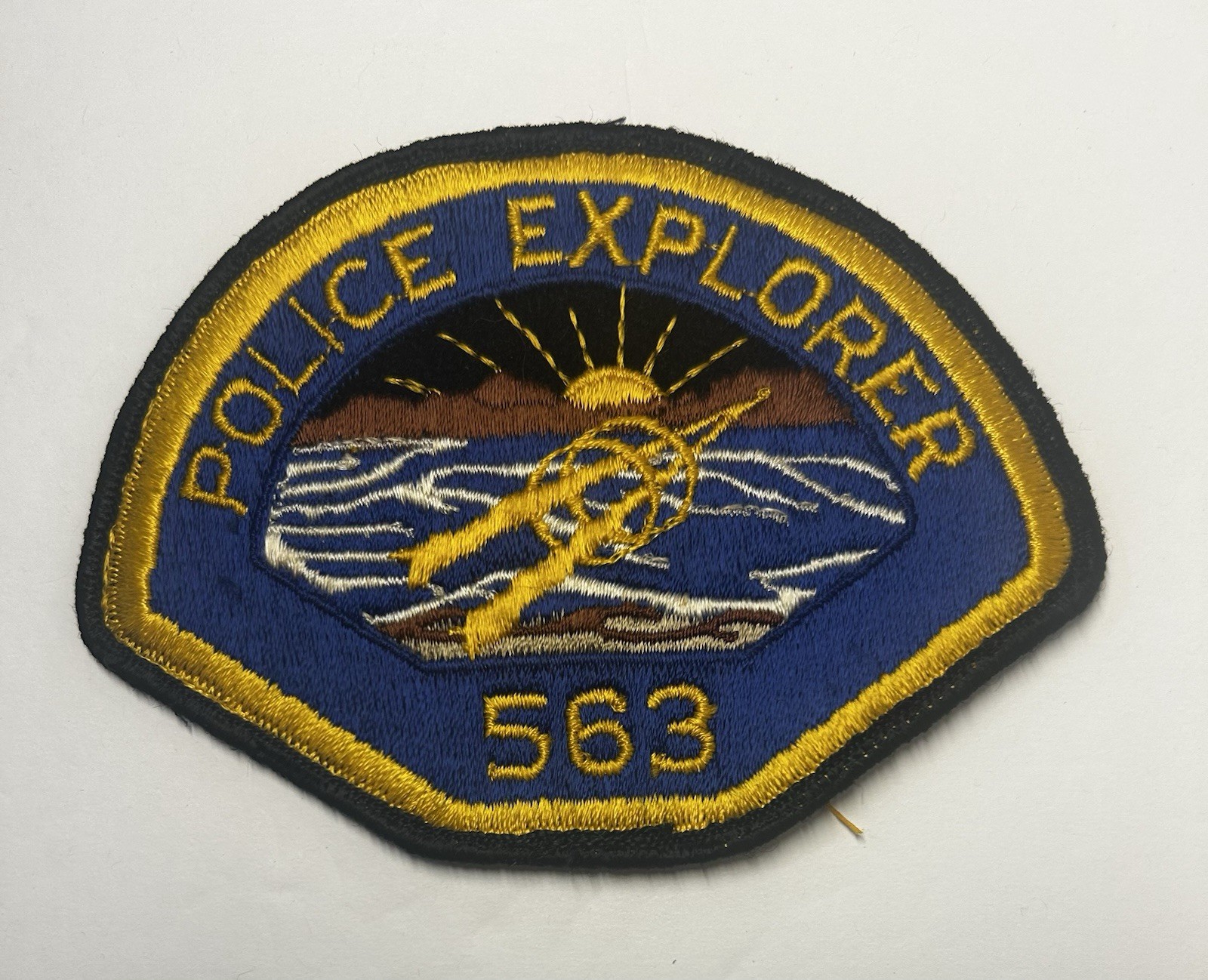 CALIFORNIA HUNTINGTON BEACH POLICE EXPLORER POST 563 PATCH ORANGE COUNTY #PDD18