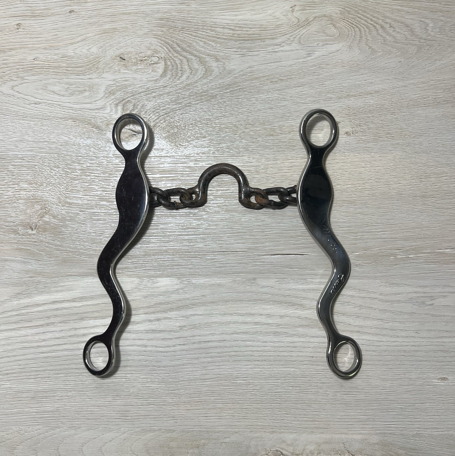 5” Mike Beers Reinsman Small Port Sweet Iron Chain Mouth Long Shanks Western Bit