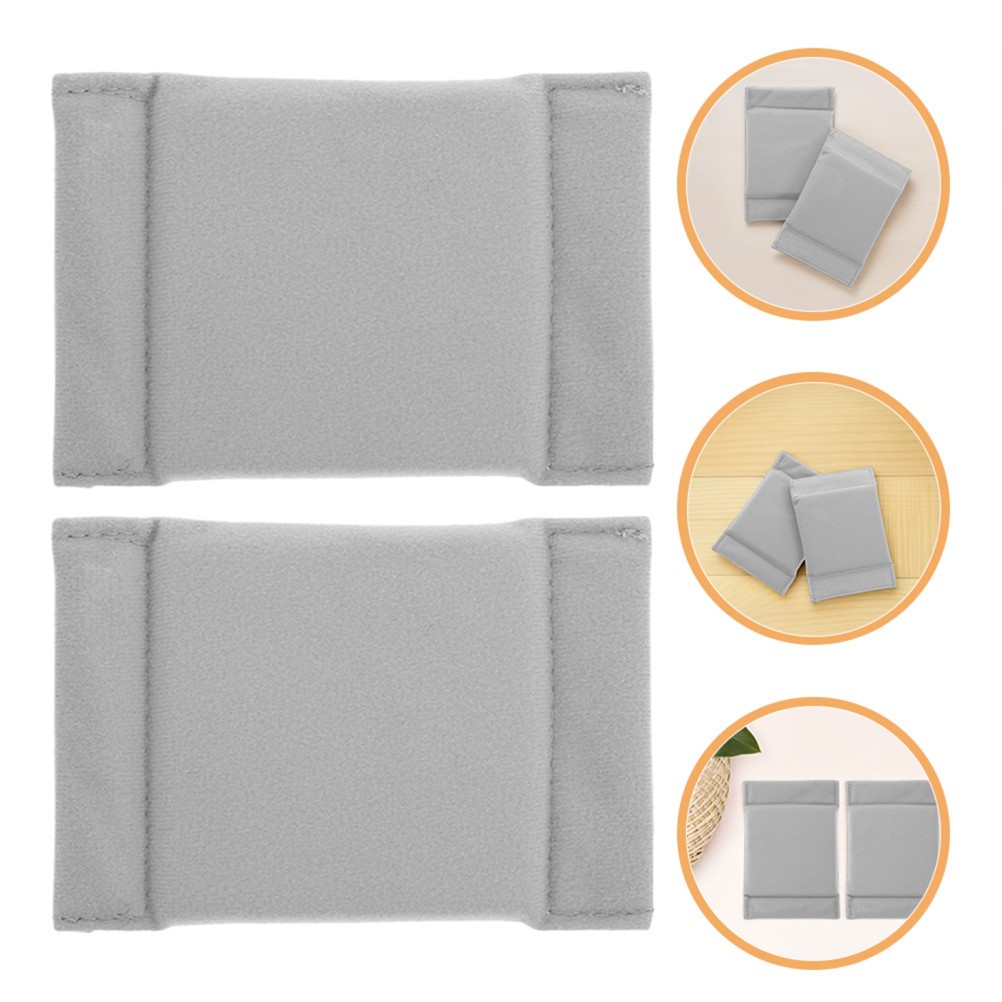 4Pcs Adjustable Camera Bag Dividers Grey Padded Inserts Shock Absorbing