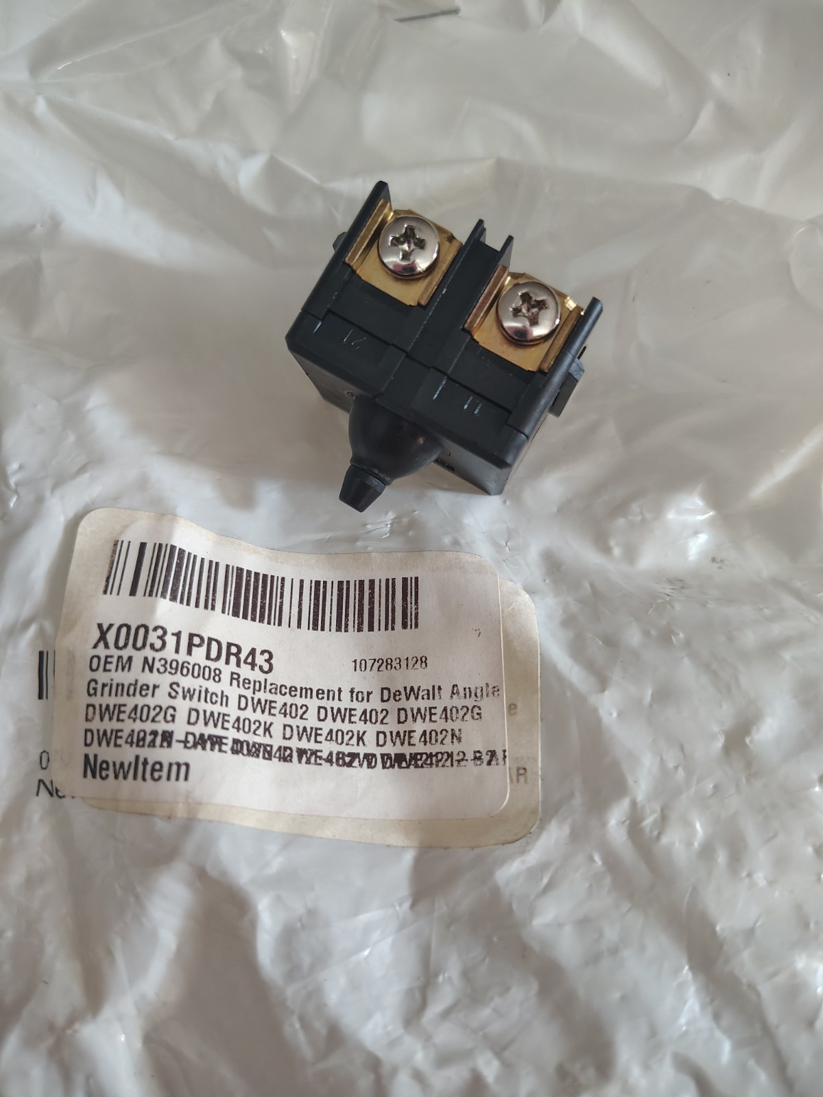 OEM N396008 Replacement For DeWalt Angle Grinder Switch