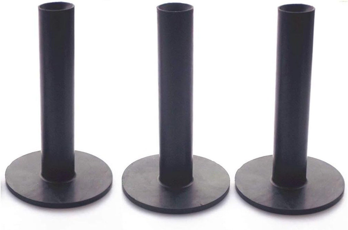 3-3/4" Rubber Golf Tees Black 3 Pack