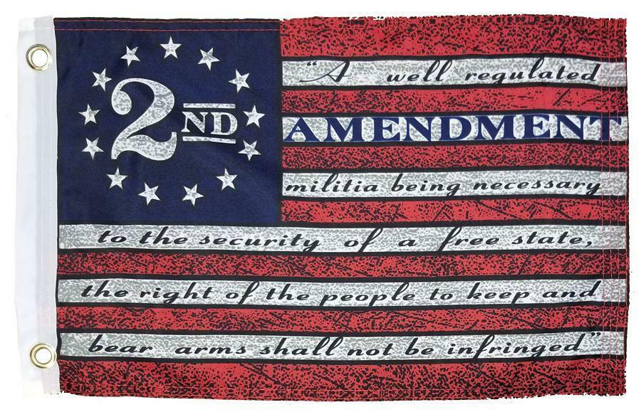 2nd Amendment Flag 3ft X 5ft MAGA Trump Freedom America