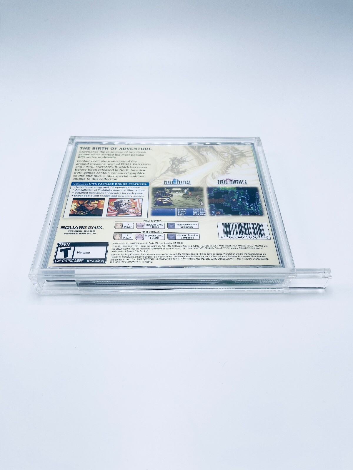 5 UV PROTECTED Acrylic Box Playstation 1 Dreamcast Single CD Case Magnet Lock