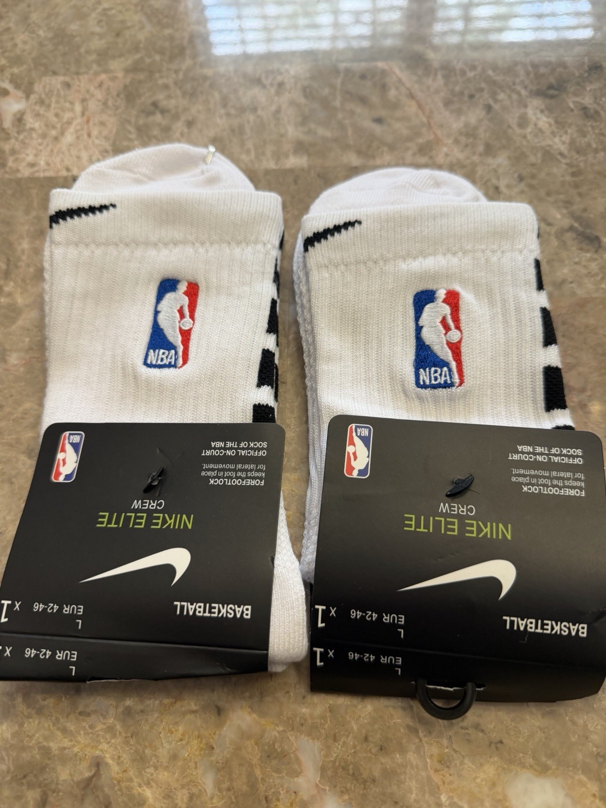 Nike Elite Quarter Crew NBA Socks DRI-FIT2 Pair