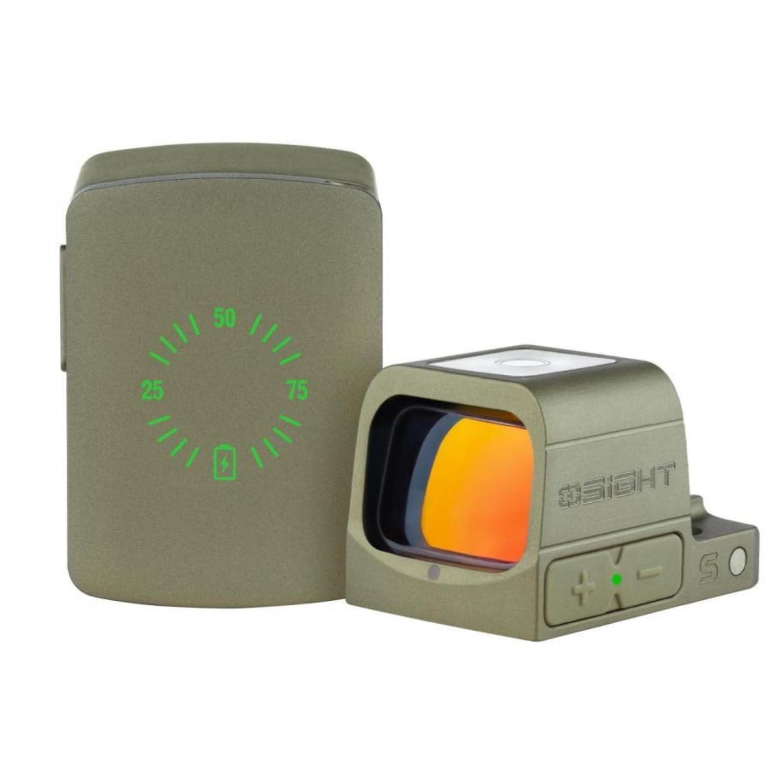 Olight Osight S, 2MOA Dot + 32MOA Circle Red Dot Sight with Charging Cover