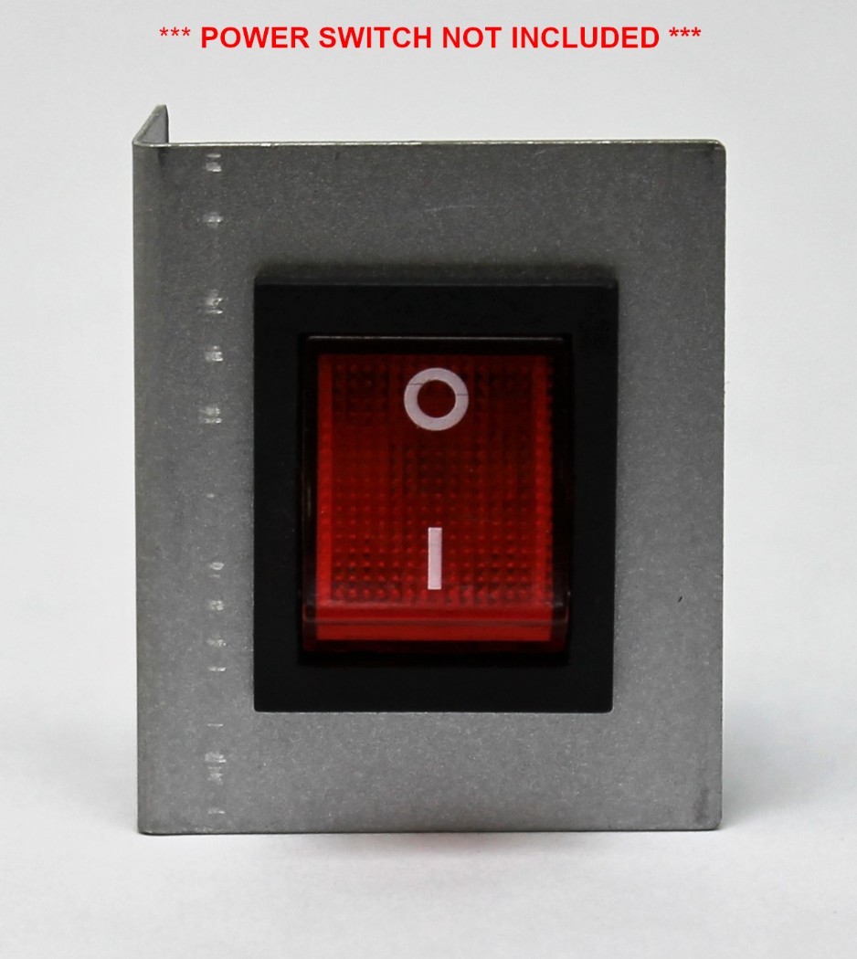 Electronic Holder for Rocker Style Power Switch KCD4, KCD4-101. RetroArcade.us