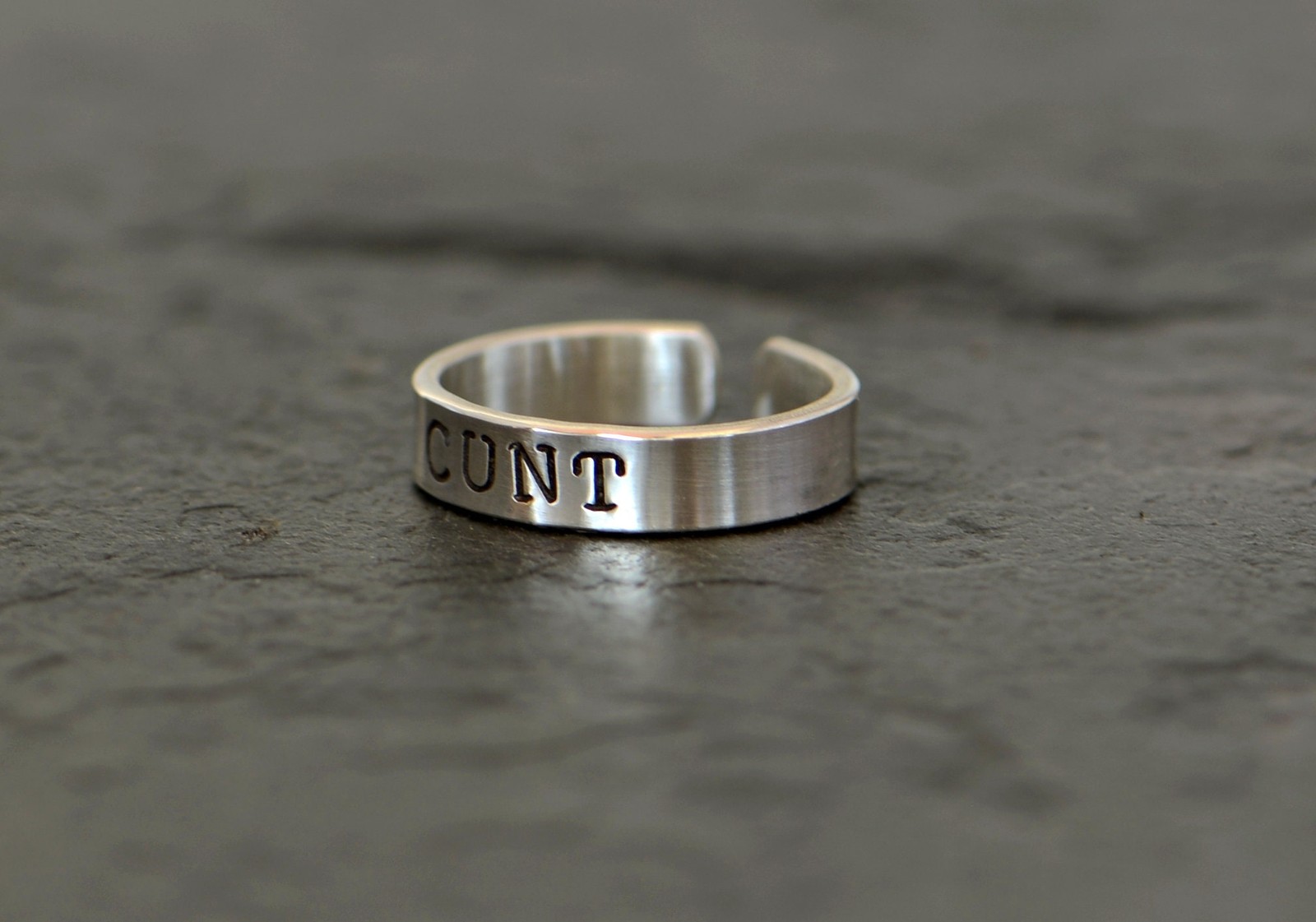 cu@t toe ring - sterling silver - midi ring or pinky ring