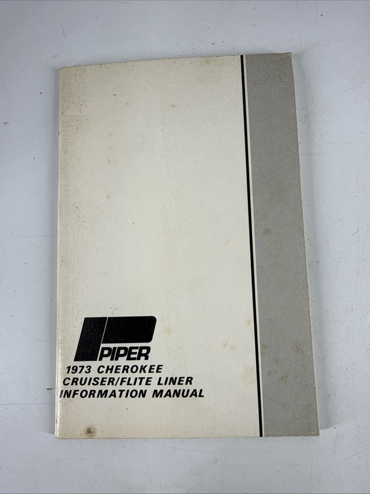 1973 Piper PA28-140 19 Cherokee Cruiser - Flite Liner Information Manual