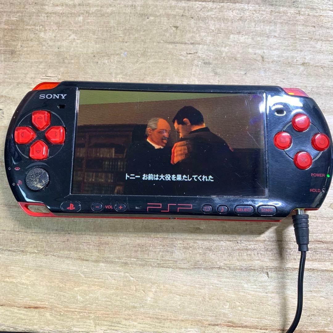 PSP Operation Ok Psp 3000 Body Red Black Japan