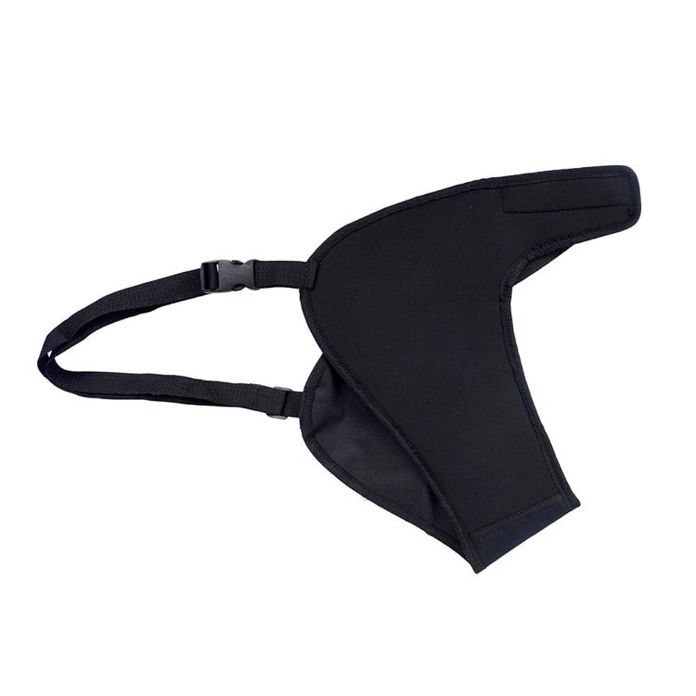 NICEYST Shotting Recoil Shield with Adjustable Strap Shockproof Black