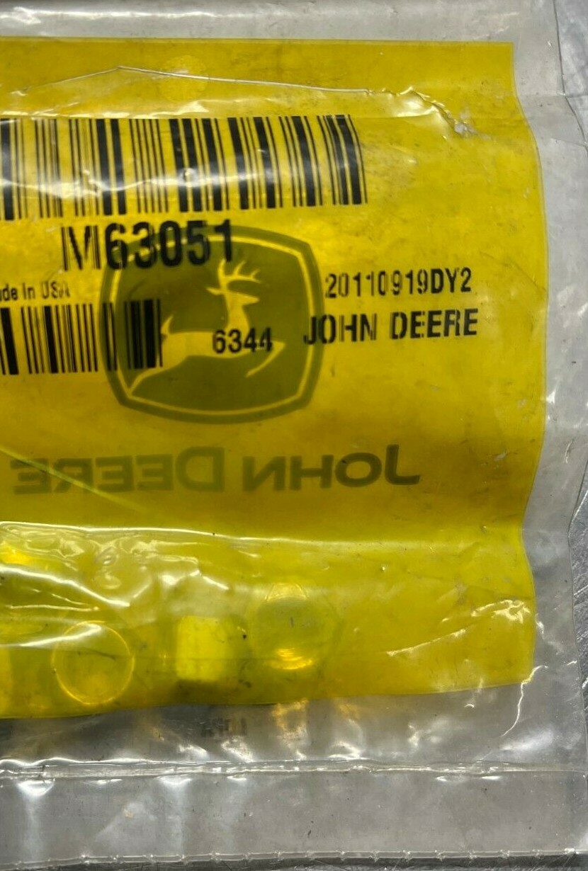M63051  GENUINE OEM John Deere  LOCK NUT   QTY of 3 Nuts