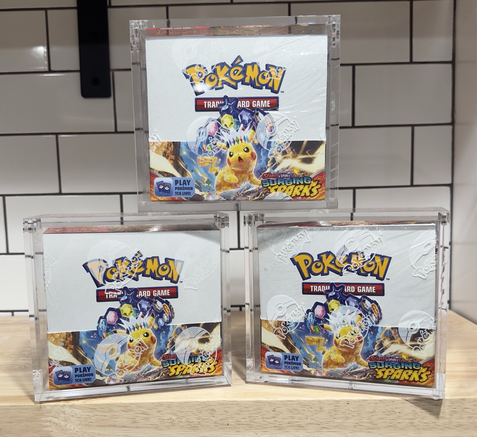 Acrylic Display Case for Pokemon ETB Elite Trainer Box Clear Protector Case