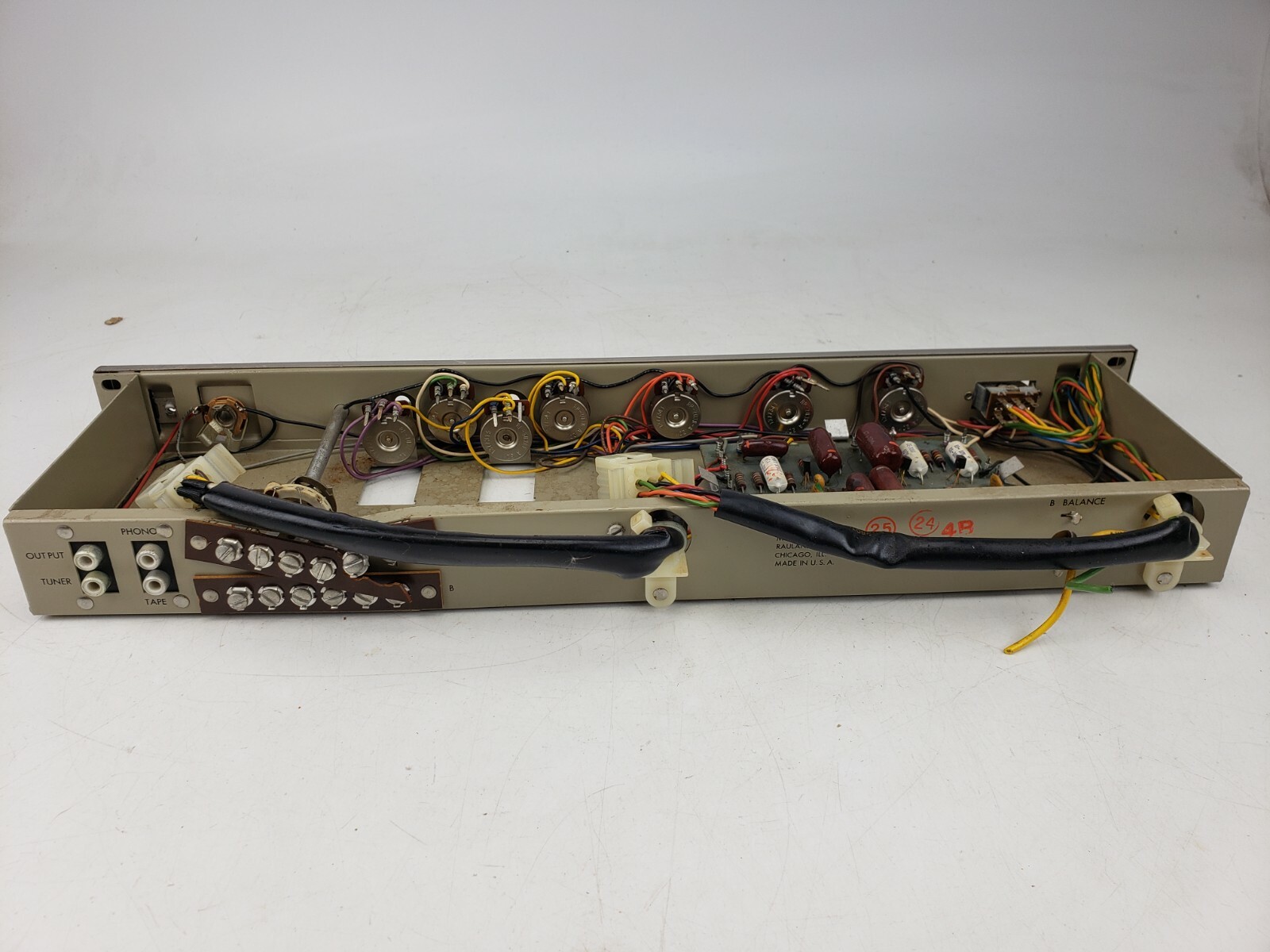Vintage Rauland PBX1400A Input Mixer Preamplifier Transistor Solid State #2