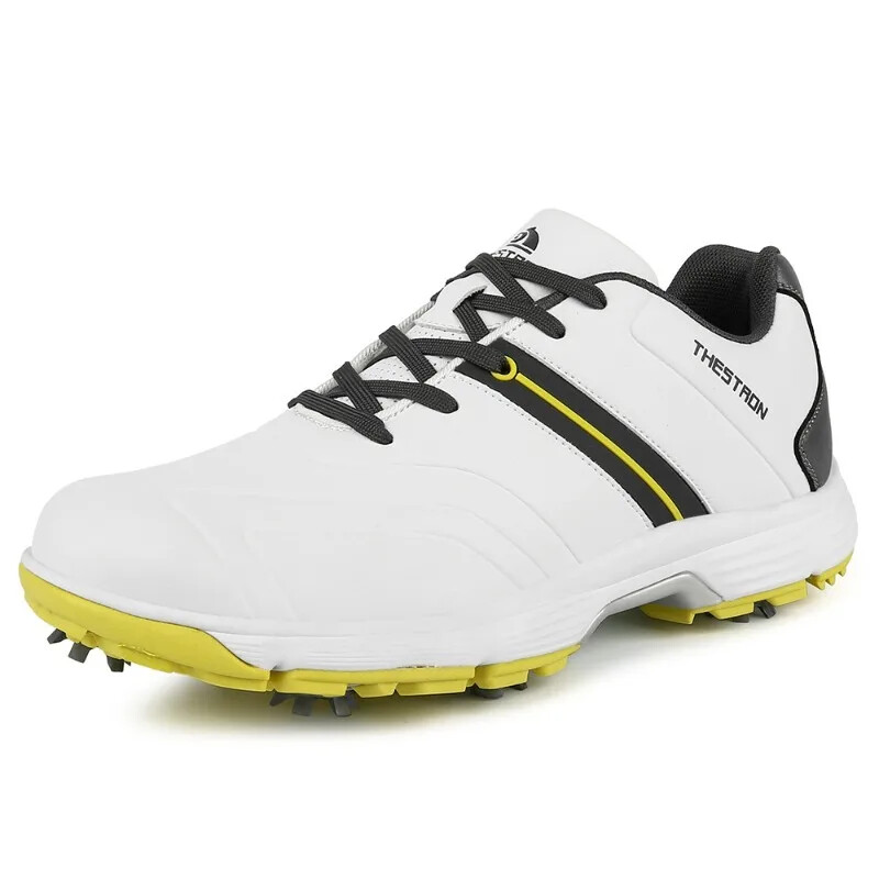 Men's Professional Golf Flats Sneakers Outdoor Walking Gym Spikes Golf Shoes