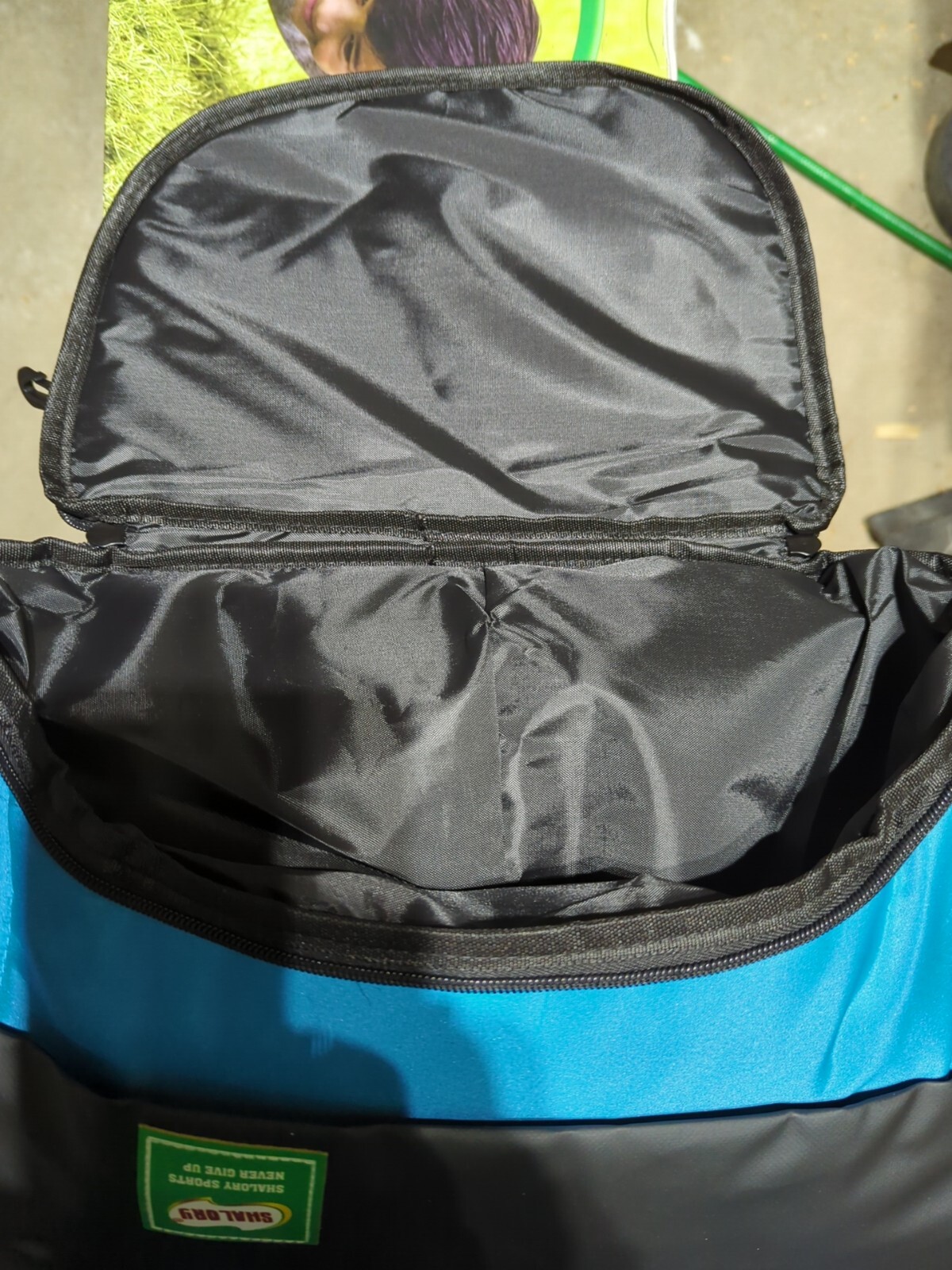 Tipra Multipurpose Day pack- Lake Blue And Black