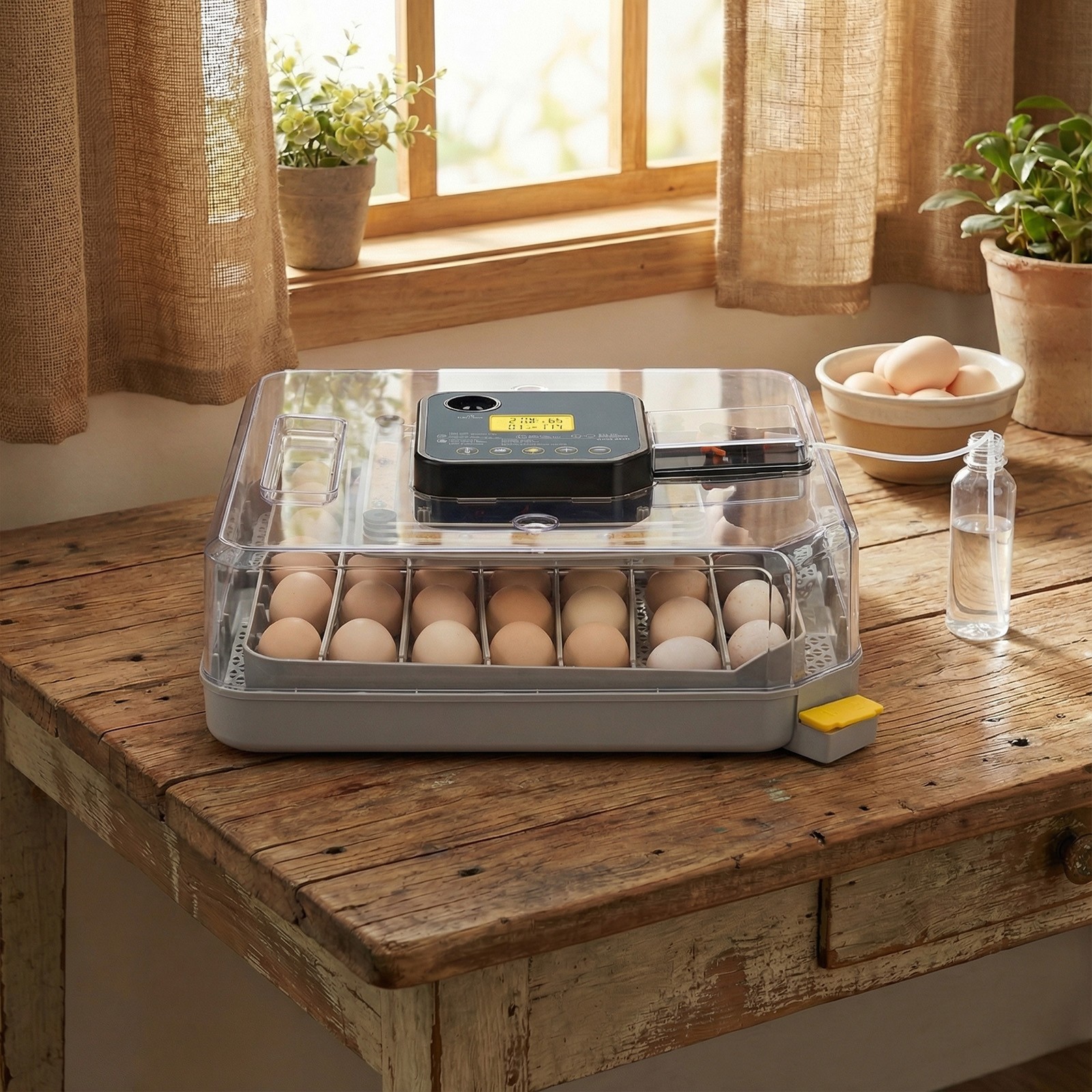 48 Egg Incubator with Automatic Egg Turning Egg Hatching Temp & Humidity Contrr3