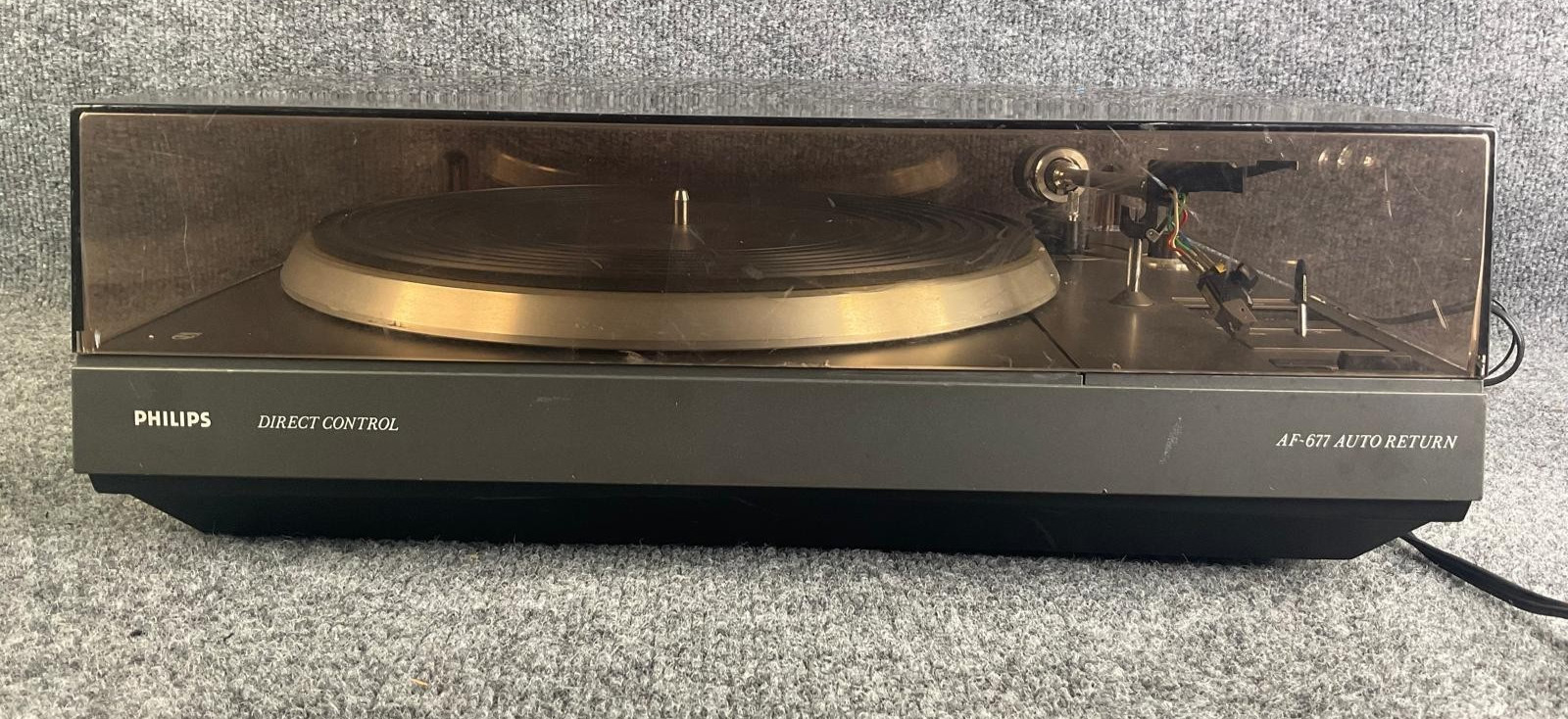 Philips AF-677 Auto Return Direct Control Turntable Hi-Fi Record Player