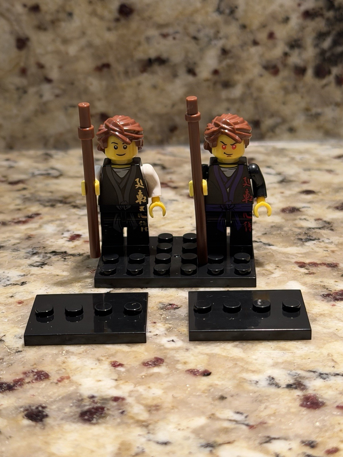 Young Wu And Young Garmadon Custom Lego Minifigure  Ninja