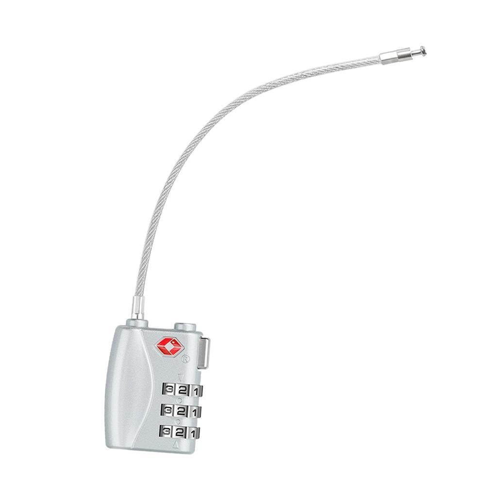 Mini Backpack Password Lock Padlock Combination Padlock Travel Lock Silver