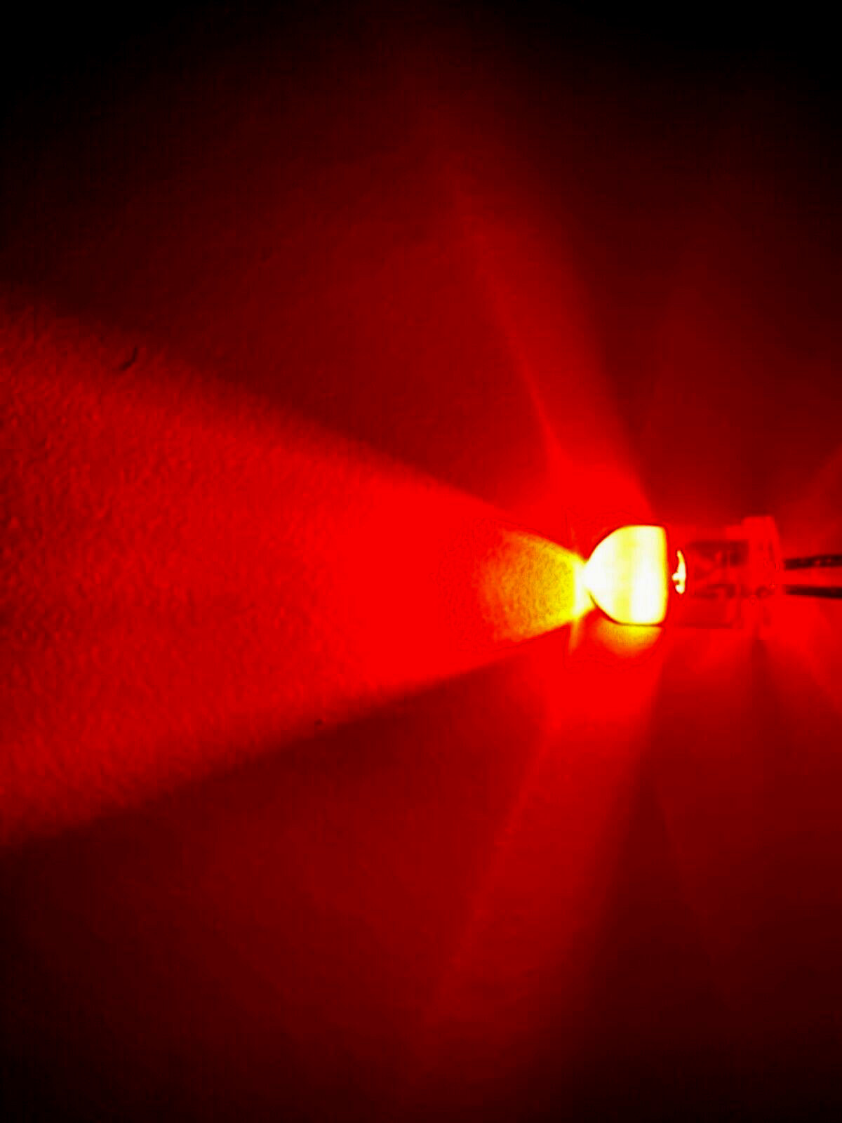 Clear Red Super-Bright LED, 5mm, FREE SHIPPING from USA, 10x 25x 50x 100x