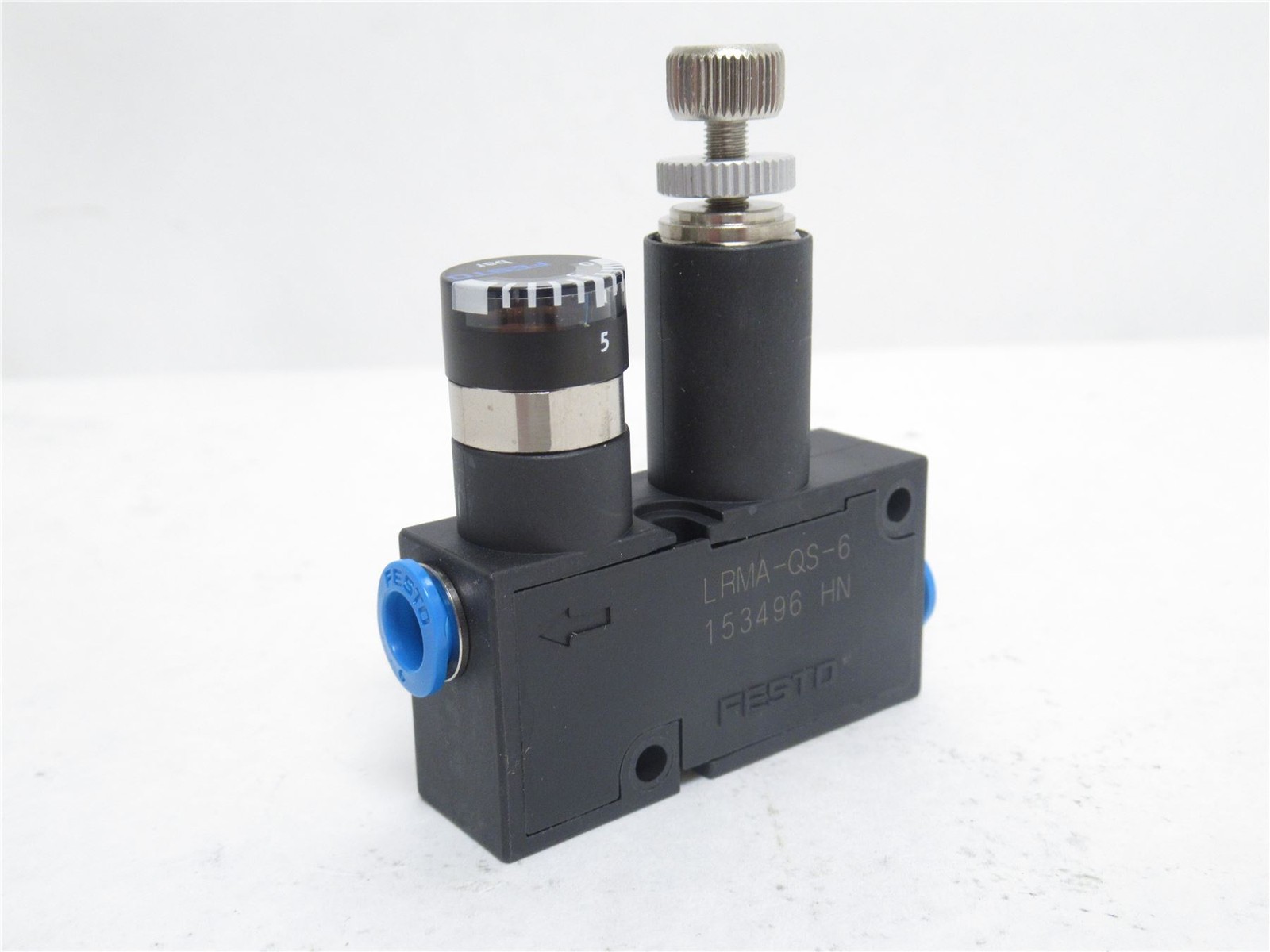 238009 New-No Box; Festo LRMA-Q2-6 Air Pressure Regulator 153496; 9BAR Max In;