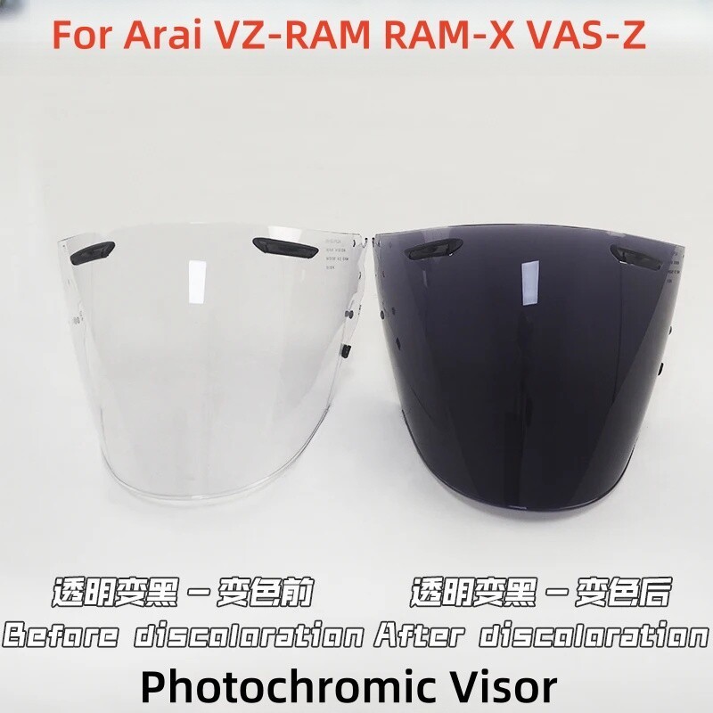 Photochromic Visor Fit For Arai VZ-RAM VAS-Z RAM-X SZ-R VAS SZ-R EVO Helmet Lens