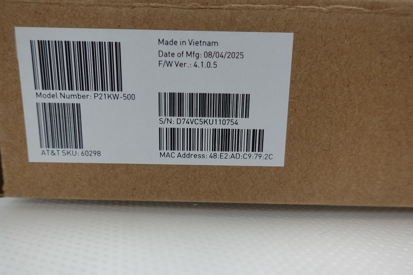DIRECTV Gemini Air Streaming Device 4K, Model: P21KW-500