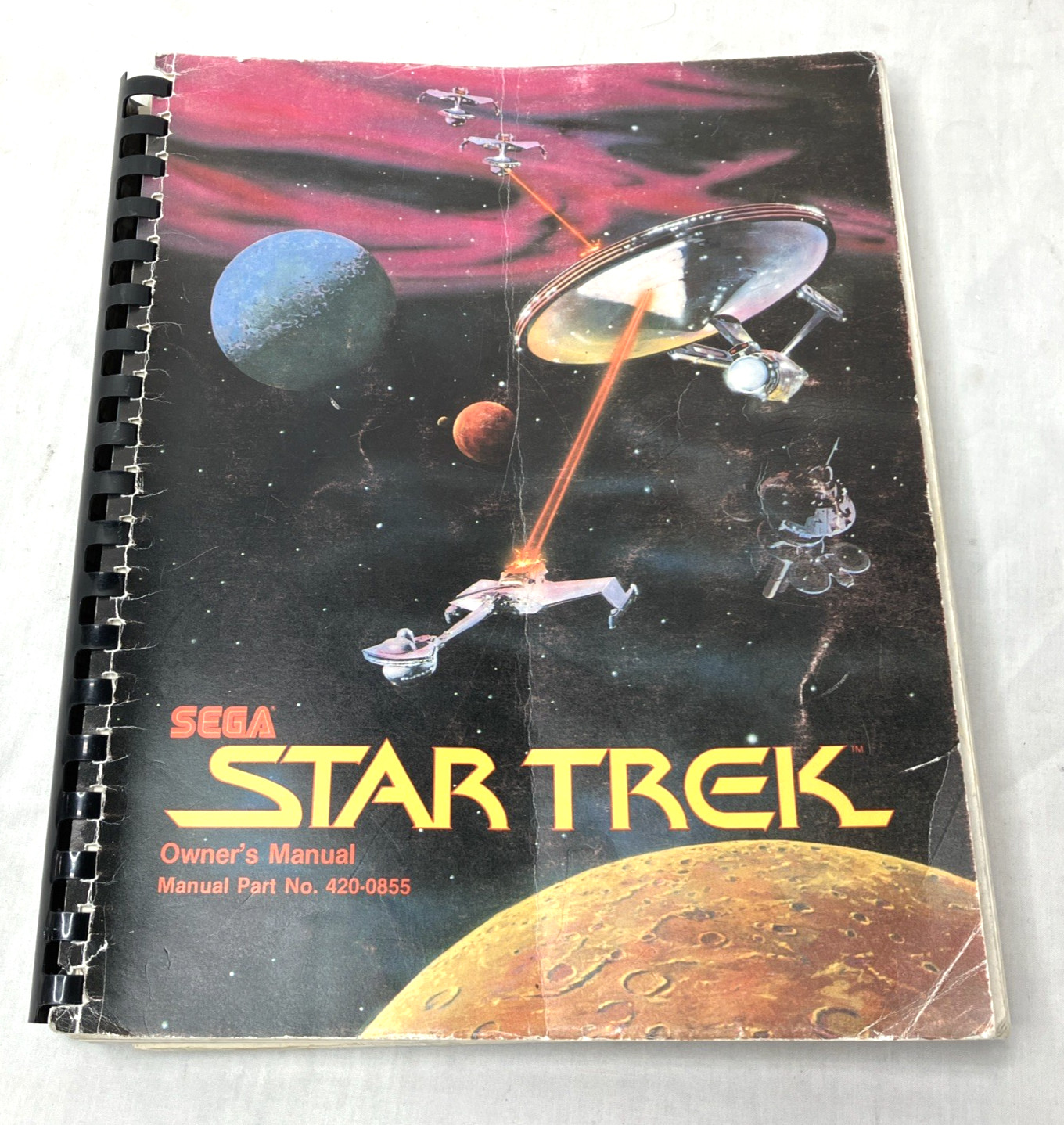 Original Saga Star Trek Arcade Owner’s Manual 420-0855 w/ Schematics