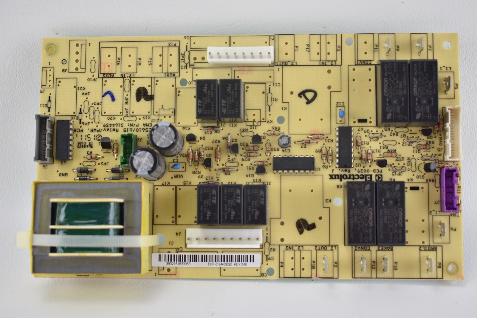 Genuine FRIGIDAIRE Range Oven, Relay Board # 316443932
