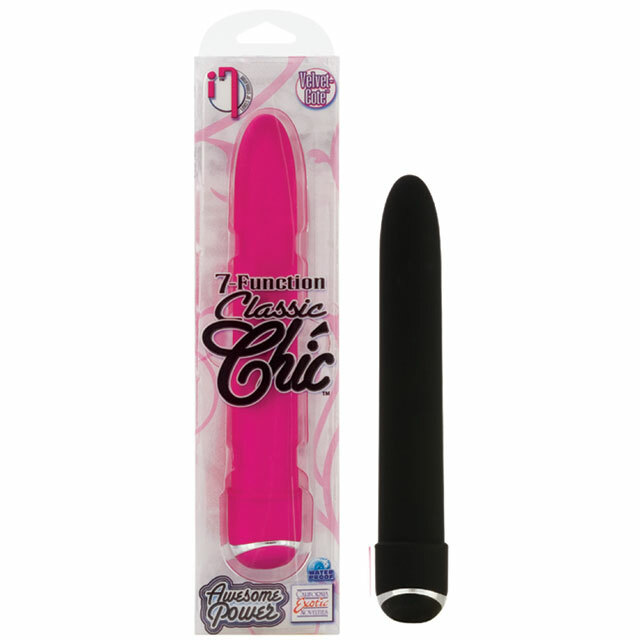 Classic Chic 6 inch Compact Massager Vibe 7-Function Personal Vibrator