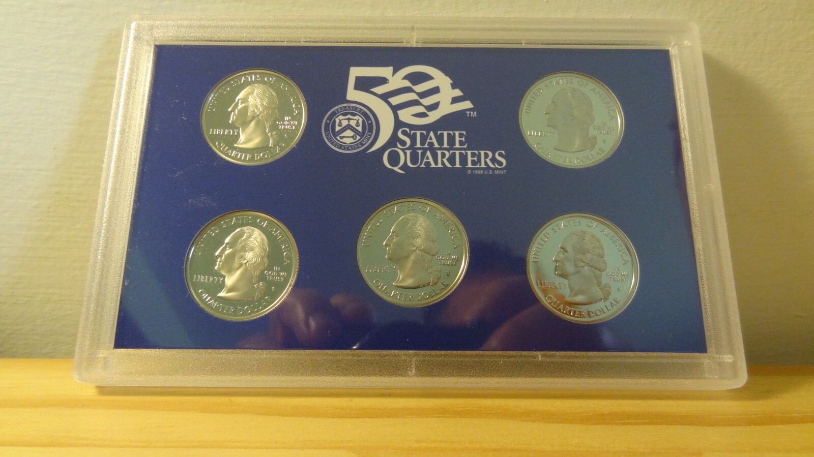 2005 US Clad Quarter Proof Set Coins in Original Mint Packaging