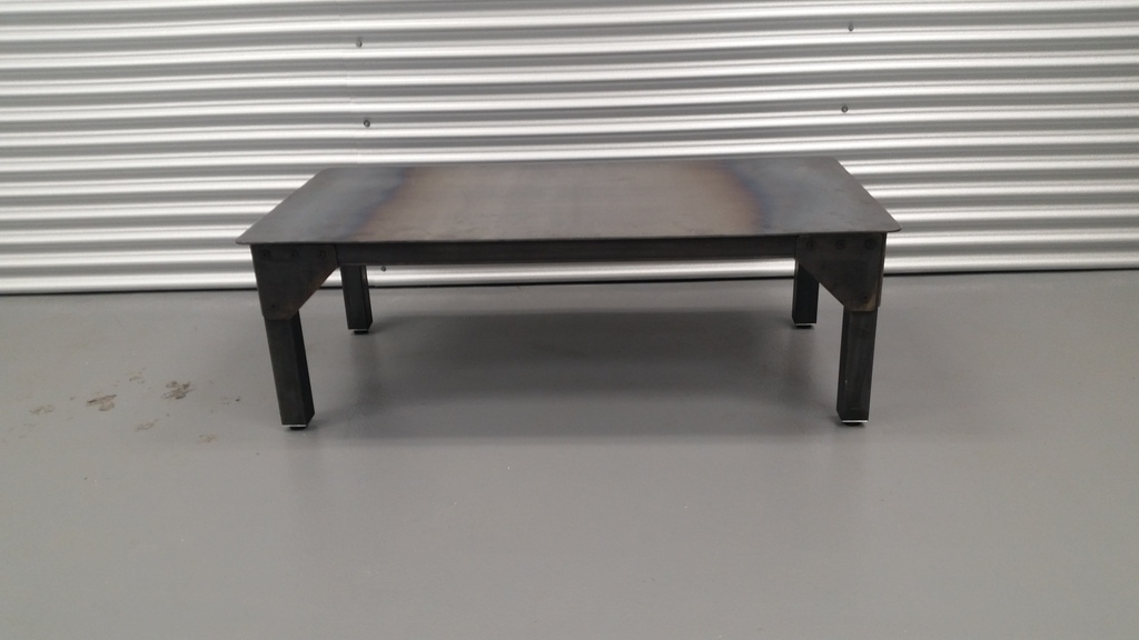Steel Service Table 23 x 47 x 16 h Industrial Furniture MADE TO ORDER Sizes