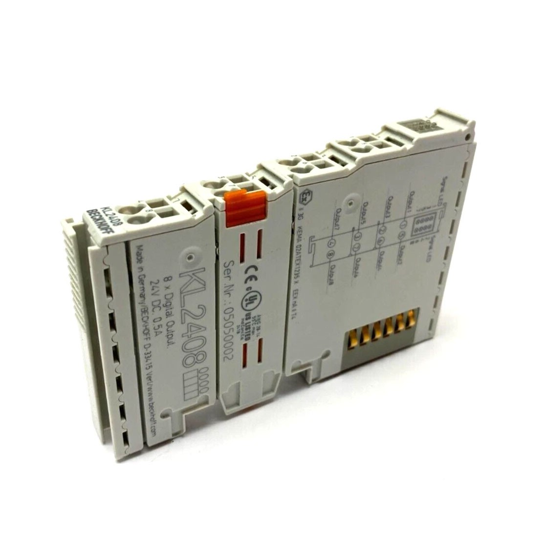 Beckhoff KL2408 Digital Output Module 8-Channel 24 V DC New