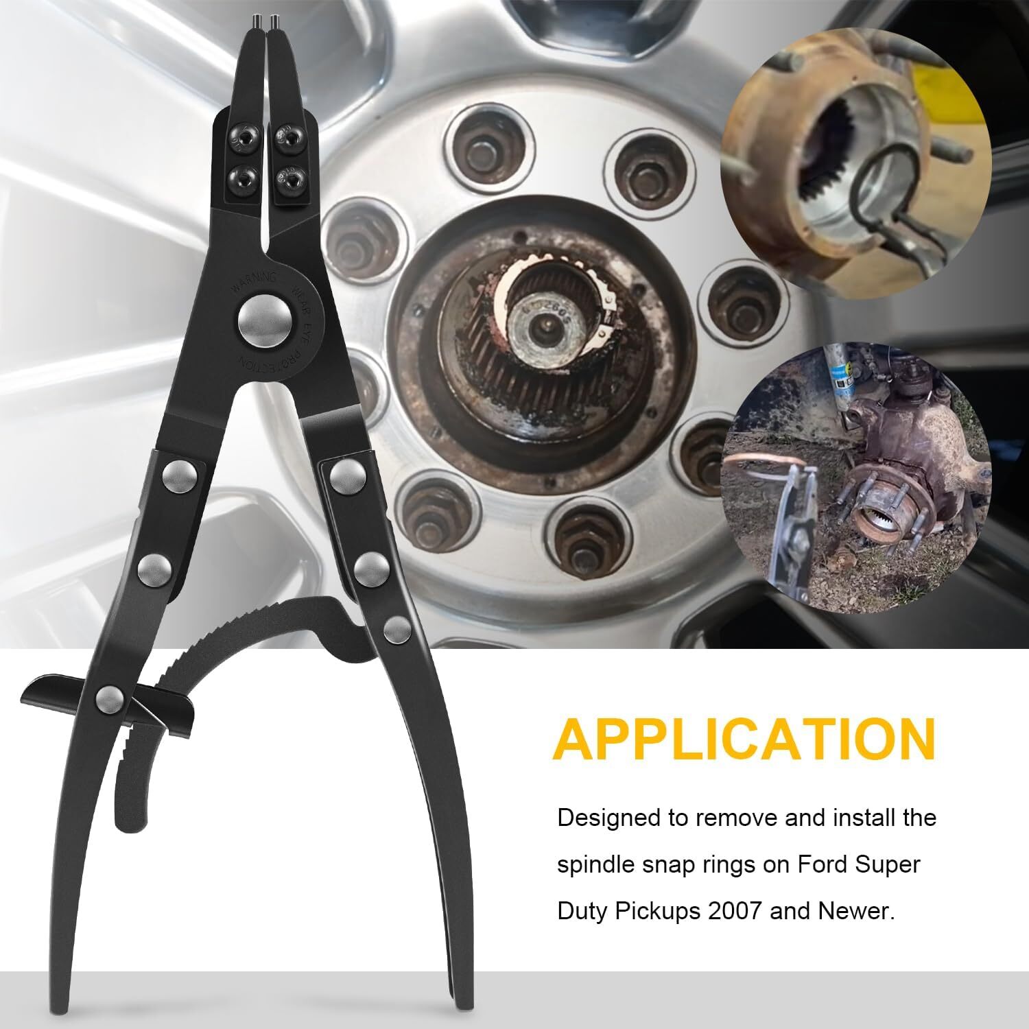 For Ford Super Duty #38700 Spindle Large Snap Ring,Retaining Ring Pliers