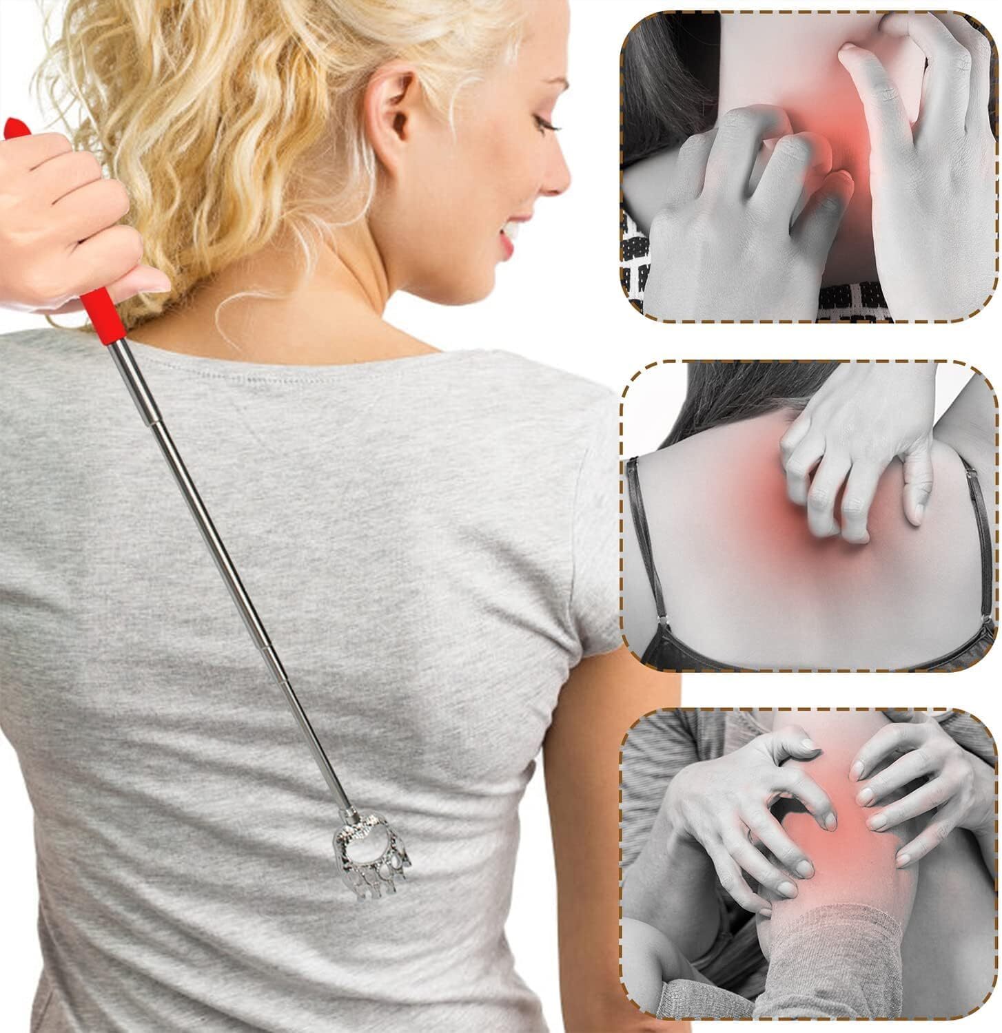 Bear Claw Telescopic Metal Back Scratcher Back Extendable Massager Gift 3 Pack