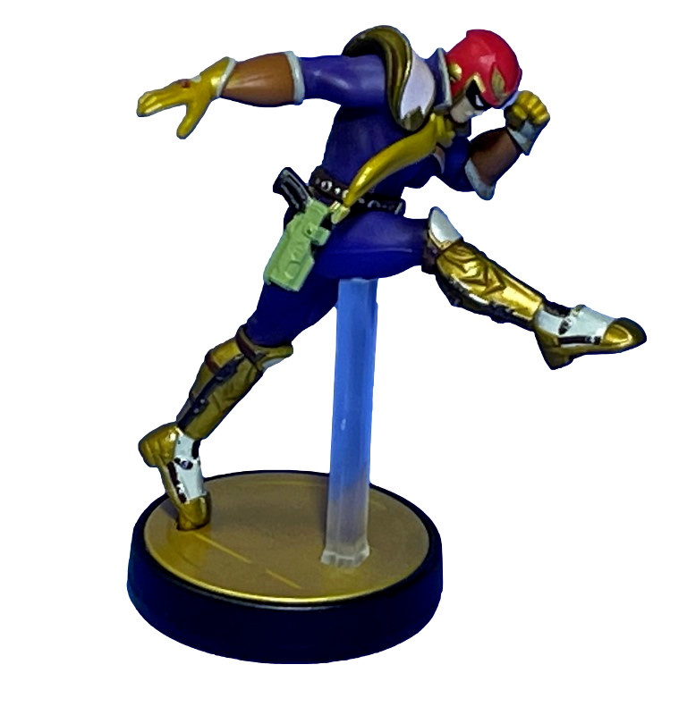 Super Smash Bros Collection N0.18 Captain Falcon Nintendo Amiibo Loose