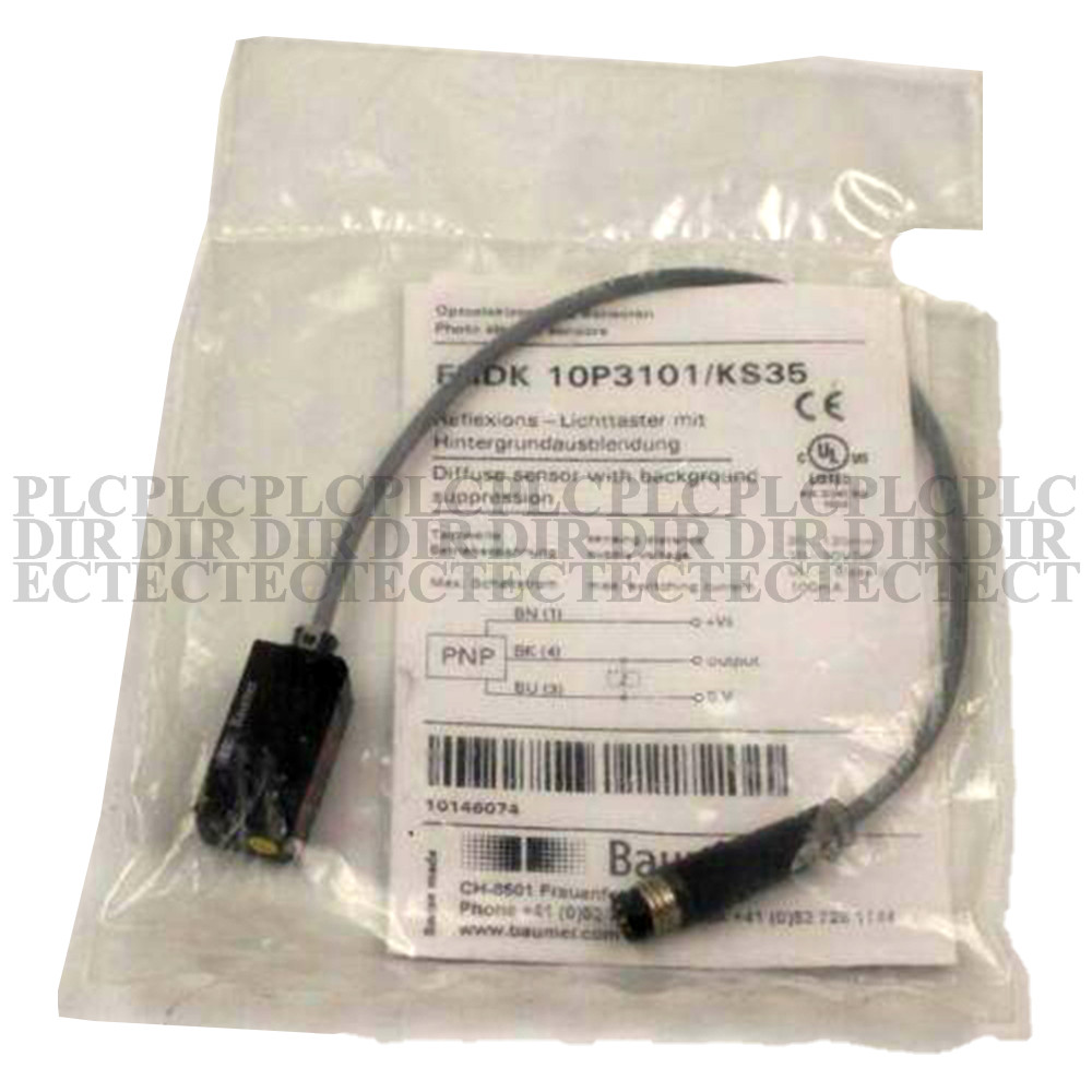 USED Baumer FHDK 10P3101/KS35 / FHDK10P3101KS35 Diffuse Sensor