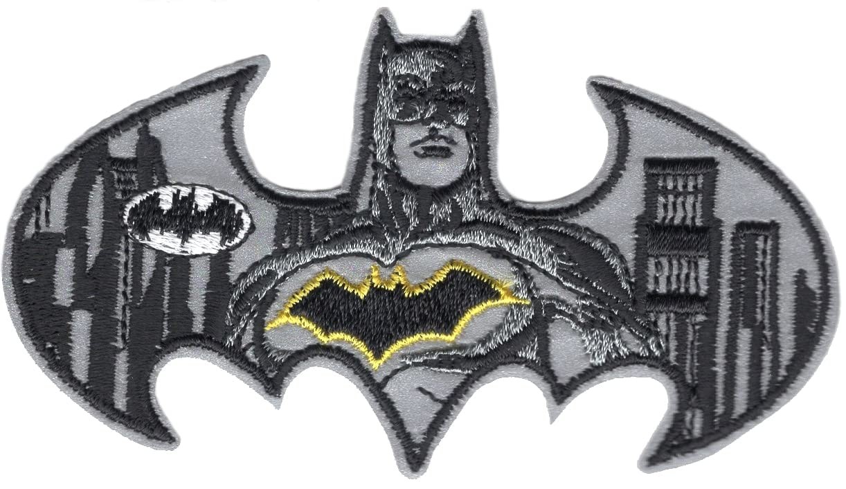 DC Comics Batman Grayscale Reflective Patch