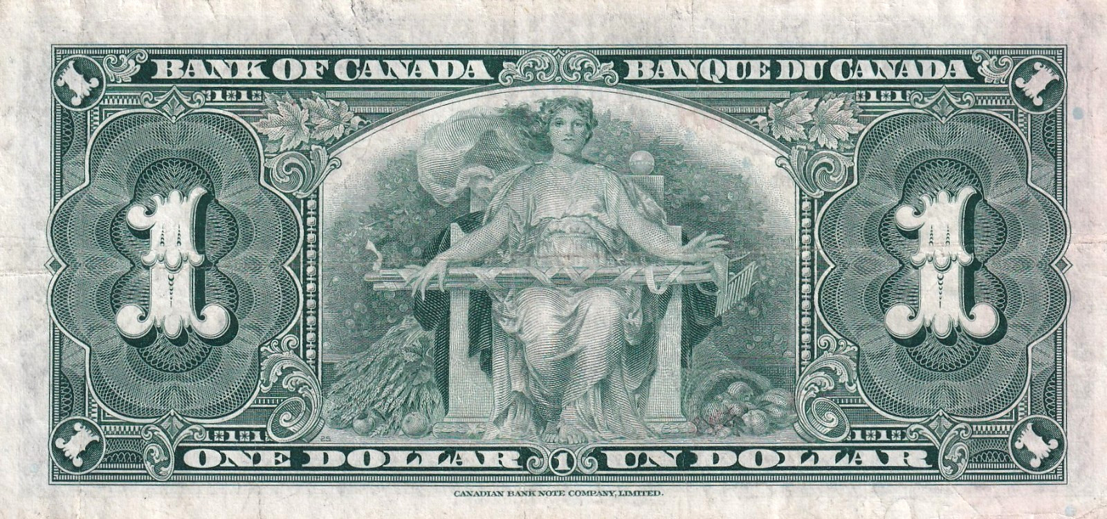 Canada $1 1937 Pick# 58d