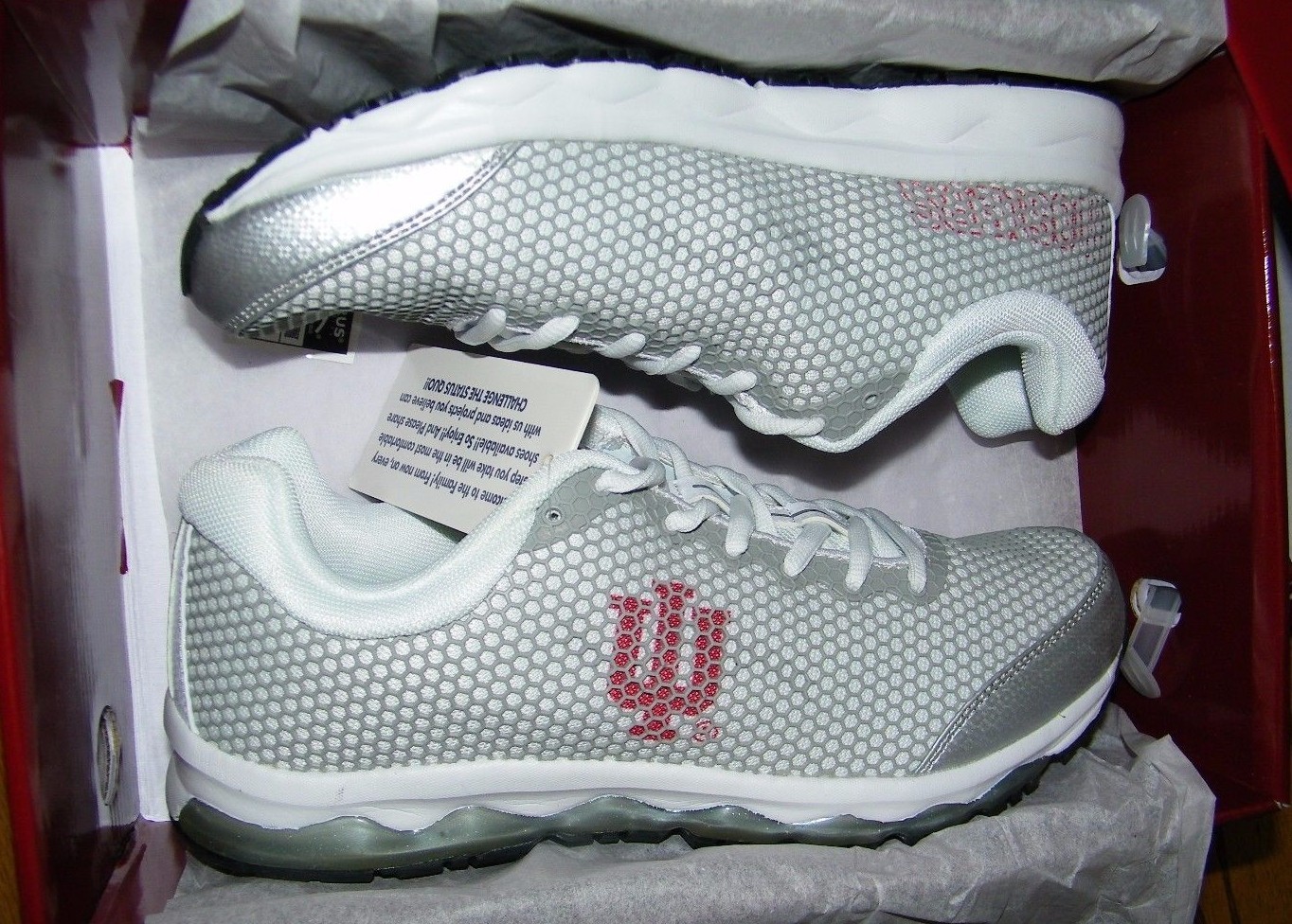 Indiana University Hoosiers IU White Forus Tennis Shoes Running Men's Size 10