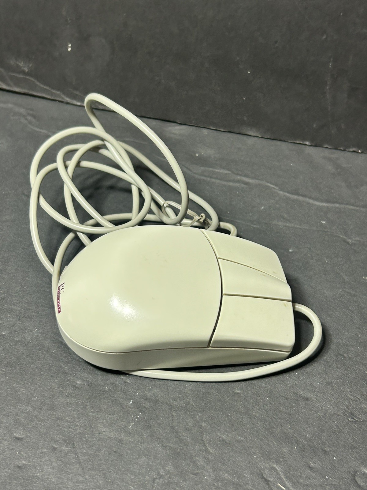 Vintage PC Concepts Model MUS3S Mouse 3-button 9-pin serial connector - Working
