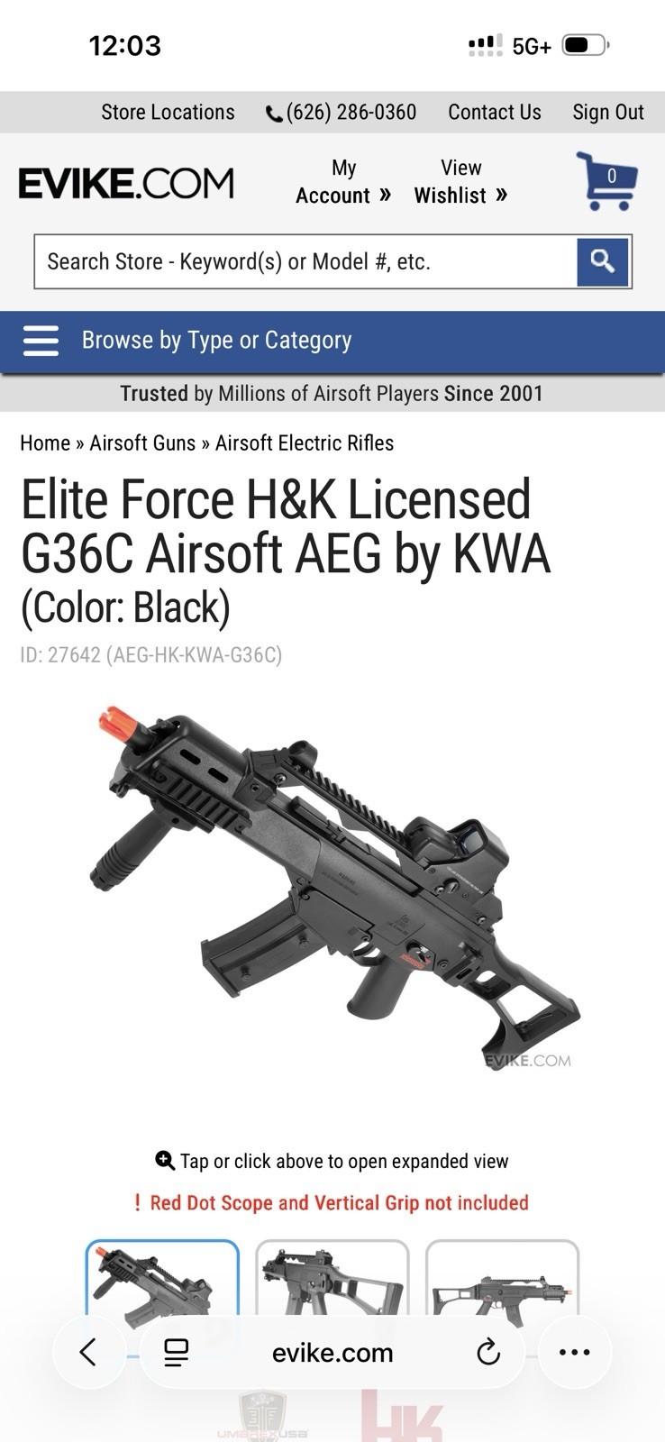 Airsoft g36c