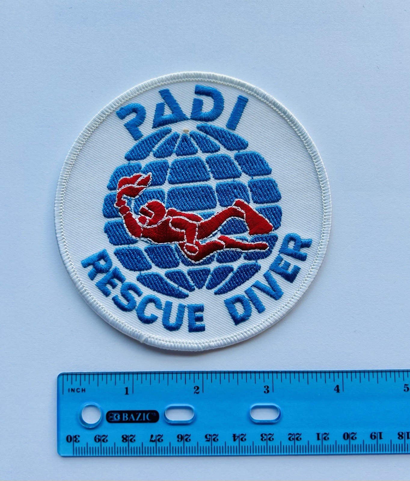 PADI Rescue Diver Patch Badge Scuba Diving Embroidered