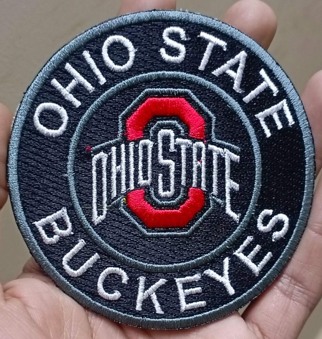 Ohio State Buckeyes NCAA Team Logo Iron On Patch-Sew Patch-Embroidered Patch