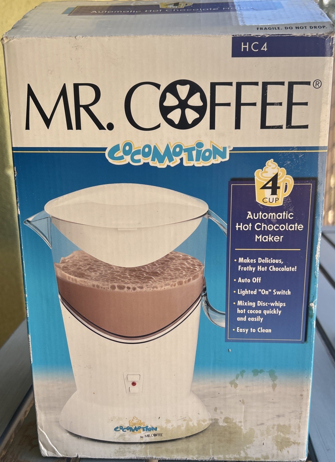 Mr. Coffee Cocomotion HC4 Automatic Hot Chocolate Maker 4 Cup New In Open Box