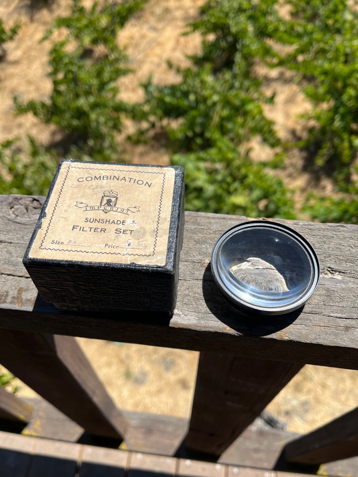 Imperial Sunshade Filter Magnifier with Box Vintage